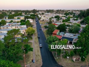 Finalizó la pavimentación en calle De la Madre