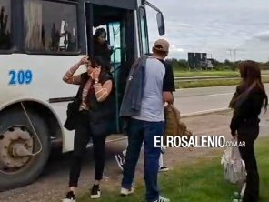 En medio de la polémica por el 127% de aumento, colectivo de la Línea 319 se queda en la ruta