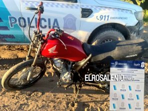 Secuestran una moto con numeración adulterada en nuestra ciudad