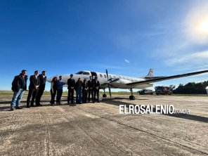 Tres Arroyos inauguró conexión aérea con Aeroparque: hay dos vuelos semanales