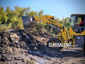 Villa del Mar: realizan trabajos de drenaje y reparación tras el temporal