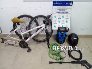 Aprehendieron a un hombre por encubrimiento y hurto tras recuperar elementos robados