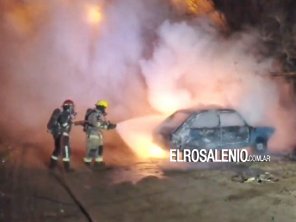 Bomberos sofocaron un incendio de automotor esta madrugada
