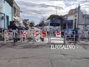 Por rotura de caño de agua, corte de calle en Brown y Urquiza