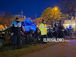 Secuestraron 13 motos durante un operativo de control vehicular