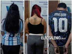 Hubo dos mujeres y un hombre aprehendidos por una pelea durante los festejos