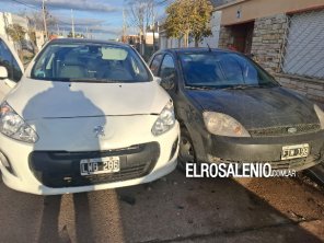  Chocó a un auto estacionado en calle Pedro Pico