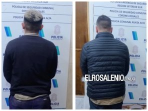 Aprehendieron a dos sujetos que se habían dado a la fuga en el robo de cables