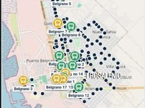 Comenzará a funcionar aplicación para rastrear colectivos de líneas locales y seguir recorridos