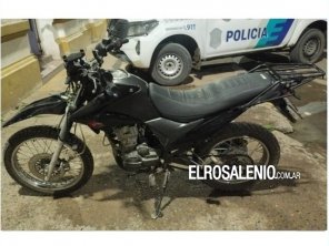 Dos menores aprehendidos por el robo de una moto
