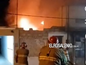 Nuevo incendio en una vivienda de 11 de Septiembre al 100
