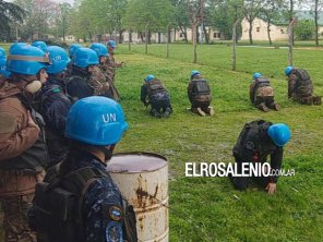 La Policía de Establecimientos Navales se formó en riesgos explosivos para Misiones de Paz