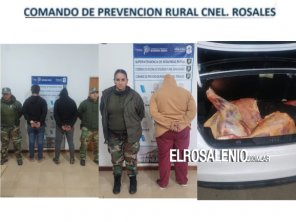 Robaron un novillo de 200kg y lo llevaban en el baúl de un auto