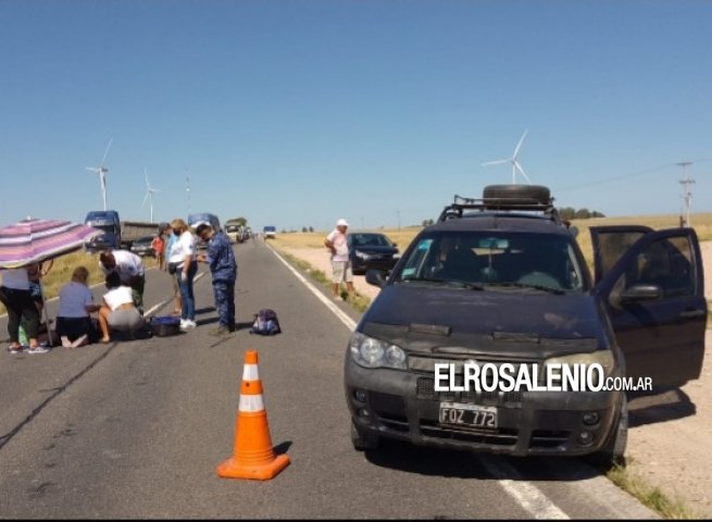 Siniestro vial registró heridos en la Ruta 3, cerca de Pehuen Co