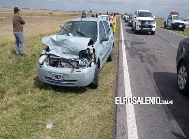 Múltiple siniestro vial demoró el tránsito en la Ruta 3 