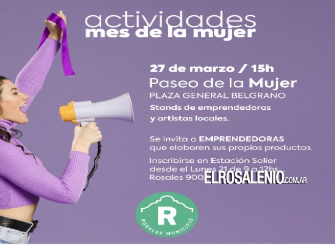 Desde el lunes 21 de marzo comienza la inscripción para emprendedoras