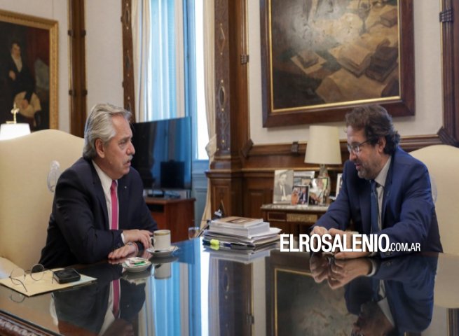 Alberto Fernández se reunió con el director del Indec, Marco Lavagna