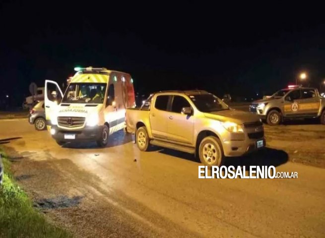 Chocaron un auto y una camioneta en la autovía Bahía Blanca-Punta Alta