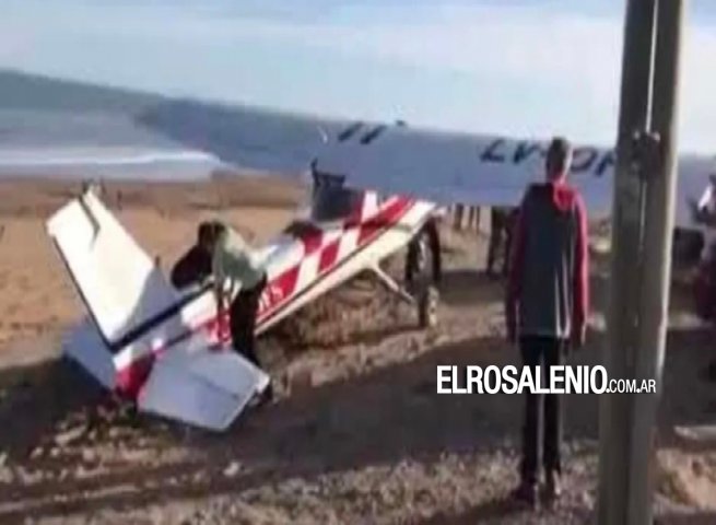 Necochea: una avioneta aterrizó de emergencia en la playa