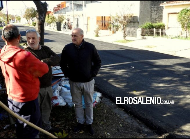 Finalizaron los trabajos de repavimentación en Hipólito Yrigoyen y Belgrano