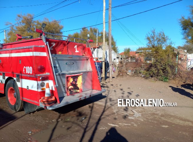 Desperfecto eléctrico en vivienda movilizó a bomberos