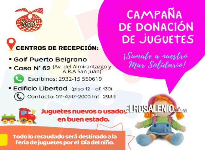 Obra Taller Stella Maris lanza Campaña de donación de juguetes