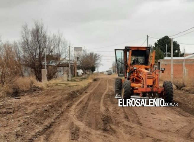 Esta semana continuarán los trabajos en Bº Cooperativa y Nueva Bahía Blanca