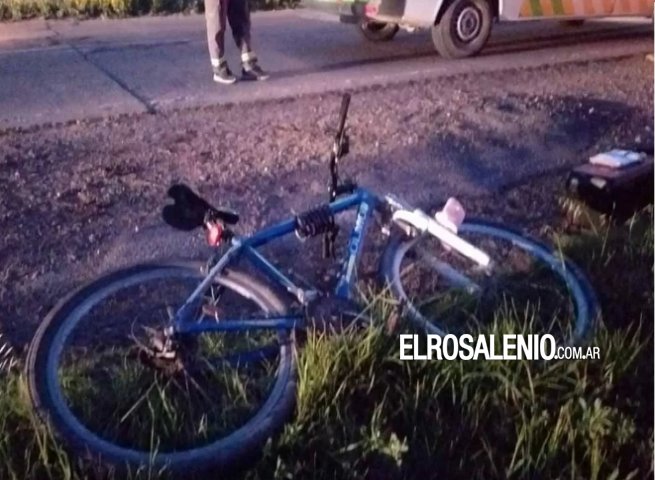 Internan a un ciclista atropellado por una camioneta en El Triángulo