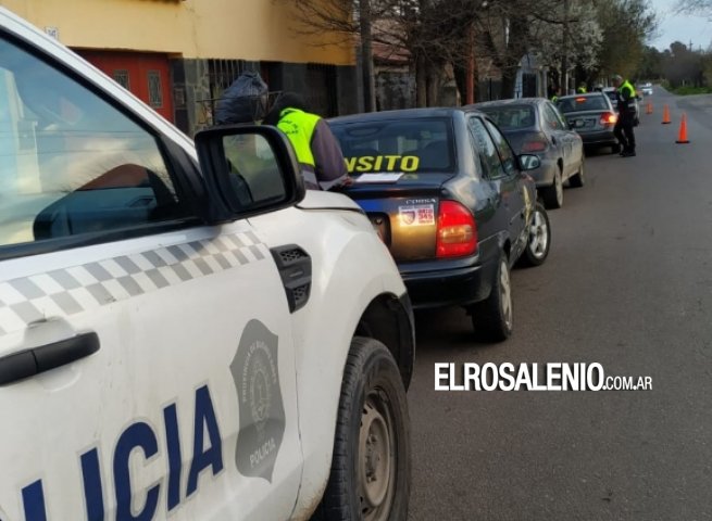 Continúan los controles de tránsito en Rosales 