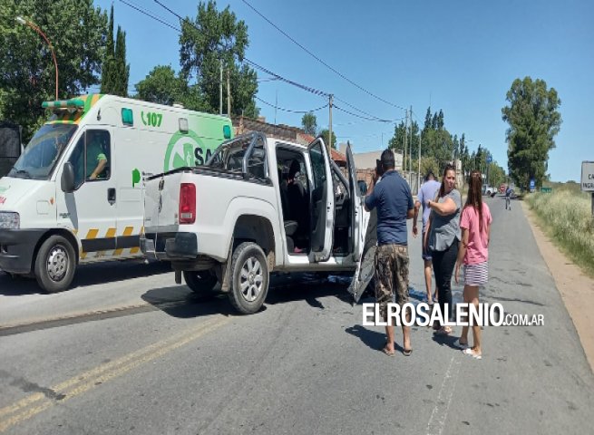 Ruta 229: accidente arrojó un hombre hospitalizado