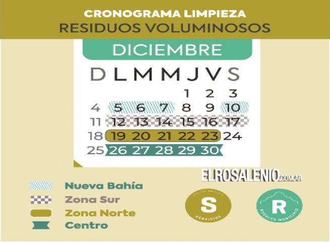 Mañana da inicio el cronograma de recolección de residuos voluminosos