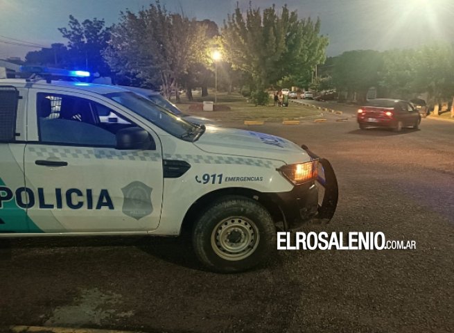 Controles de tránsito diurnos y nocturnos en la zona del Parque San Martín 