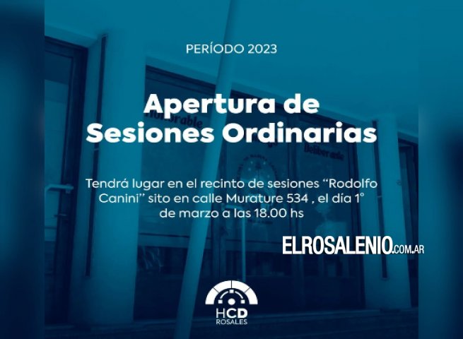 Apertura de sesiones ordinarias 2023