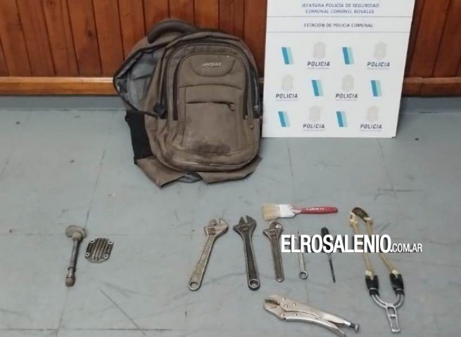 Lo sorprendieron robando motopartes en el corralón municipal