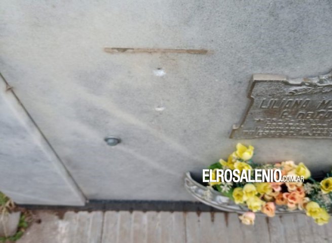 Otra vez el vandalismo en el cementerio