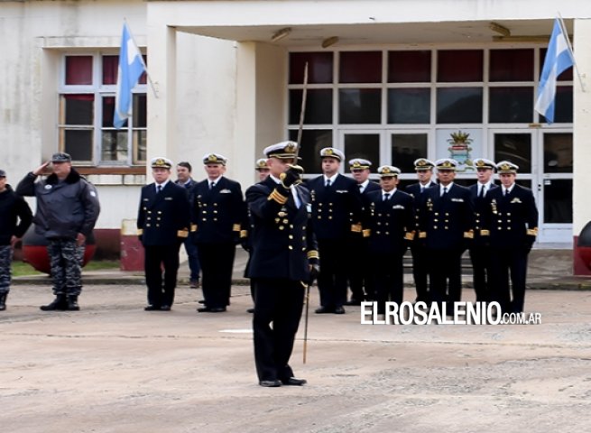 El Capitán de Fragata Bernabé Cardozo asumió como jefe de la base Baterías