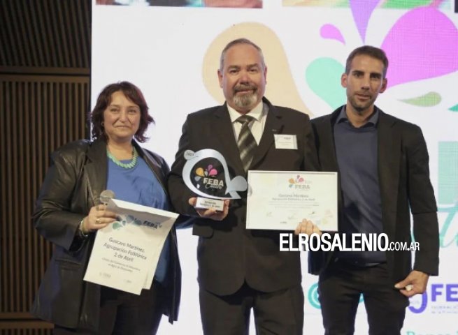 La peña 2 de Abril y Julián Mendiondo fueron premiados en La Plata