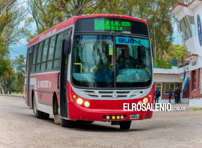 Cómo circularán los colectivos el domingo de elecciones