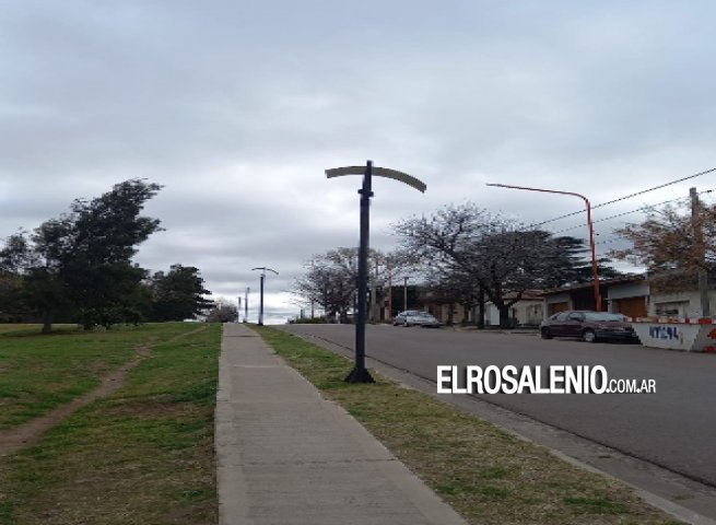 Nuevas luces led para el interior y perímetro del parque San Martín