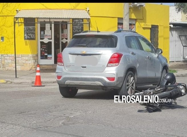 Buchardo y Rivadavia fue escenario de un siniestro vial