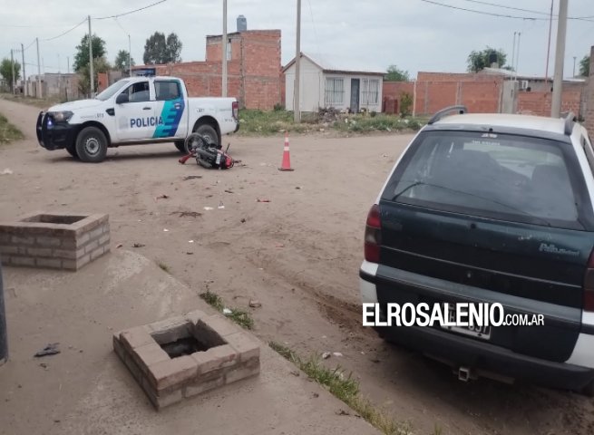 Un joven se encuentra en Terapia Intensiva tras un choque con su moto