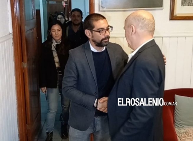 Uset recibió al candidato ganador Rodrigo Aristimuño