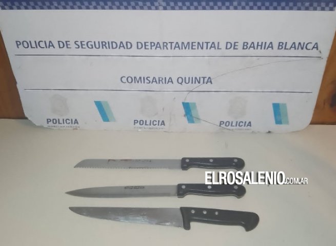 Detienen a un jubilado que quiso atacar a la policía con un arma blanca