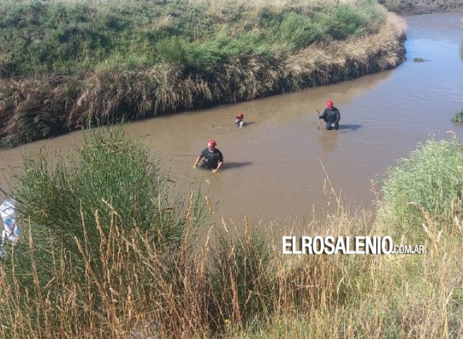 Tres Arroyos: Desesperada búsqueda de un niño que cayó a un arroyo