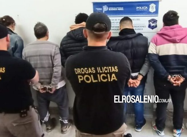 Quedaron en prisión preventiva 9 detenidos por vender droga en Punta Alta
