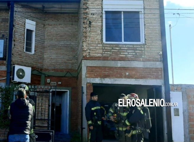 Desperfecto eléctrico en una casa generó salida de bomberos