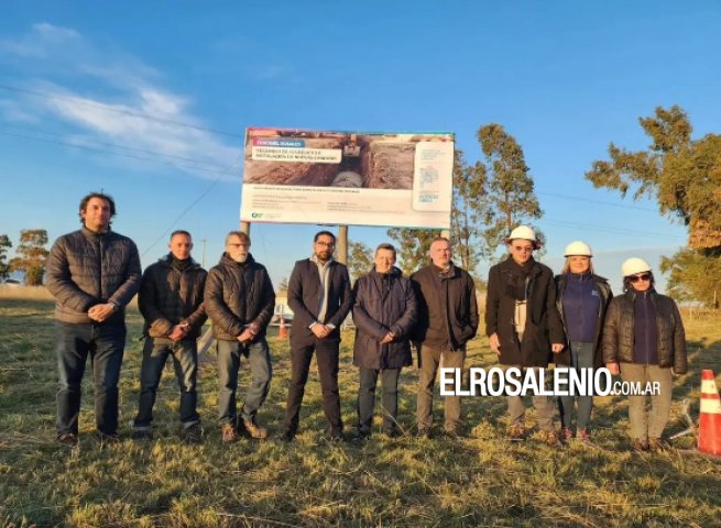 Inicia la obra de recambio de 3,2km de acueducto que abastece a Punta Alta