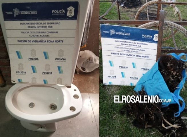 Encuentran cables, lana de oveja y un bidet en allanamientos