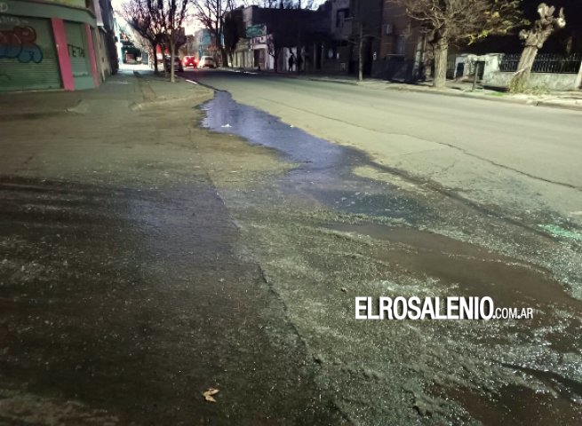 Otra mañana con heladas, escarcha y calles cortadas en la ciudad