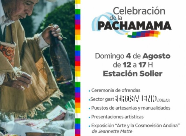 Domingo con celebración de la Pachamama en Estación Solier